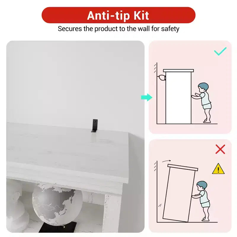 Libreria a 5 Ripiani, Stile Rustico, Bianco Antico / Marrone / Grigio / Rovere Scuro / Ciliegio Scuro, Montaggio per 1-2 Persone