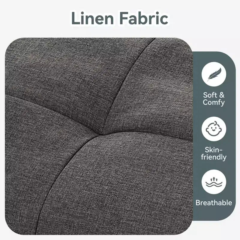 Divano Letto Futon in Similpelle, Divanetto Convertibile, 2 Posti