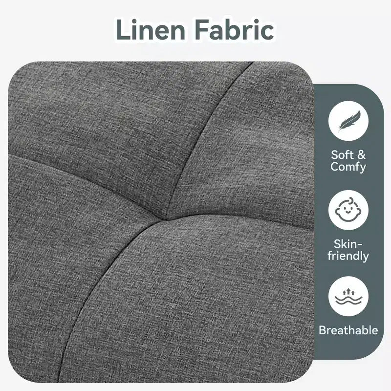Divano Letto Futon in Similpelle, Divanetto Convertibile, 2 Posti