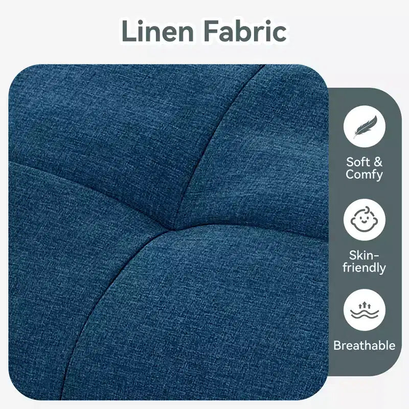 Divano Letto Futon in Similpelle, Divanetto Convertibile, 2 Posti