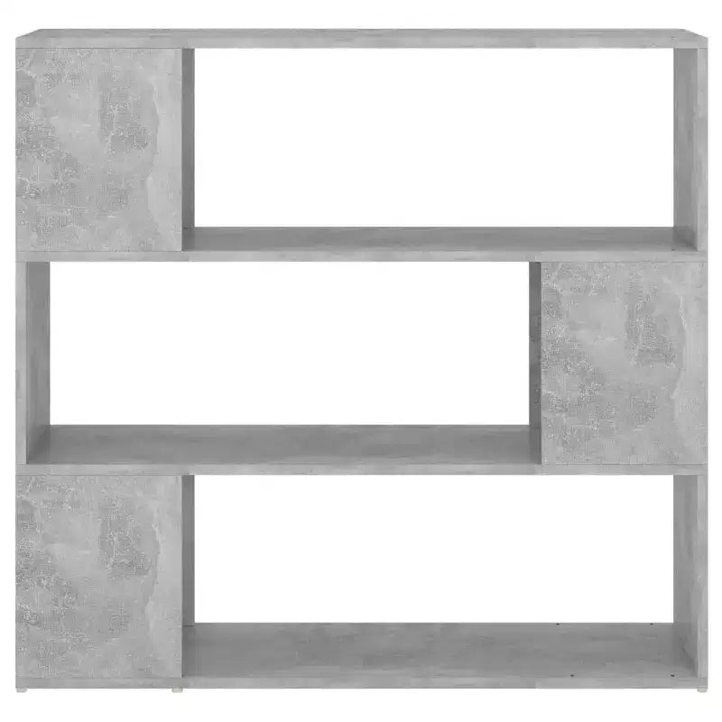 Divisorio libreria, Grigio cemento, Legno ingegnerizzato