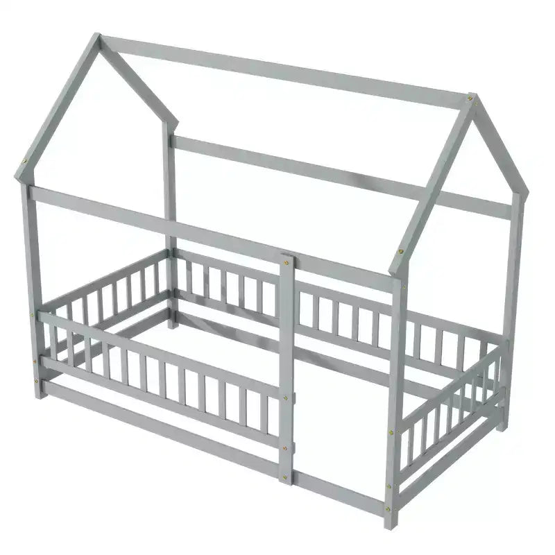 Letto a castello King, stile venatura del legno, 2 persone