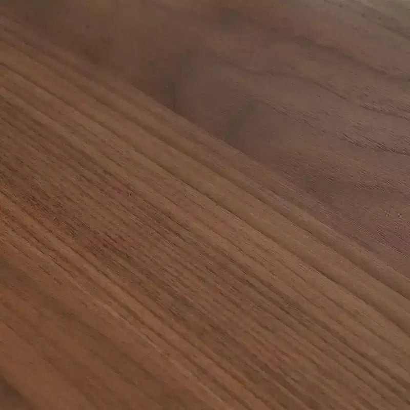 Set da pranzo rettangolare 5 pezzi per 4 persone, beige chiaro e noce, sedie imbottite