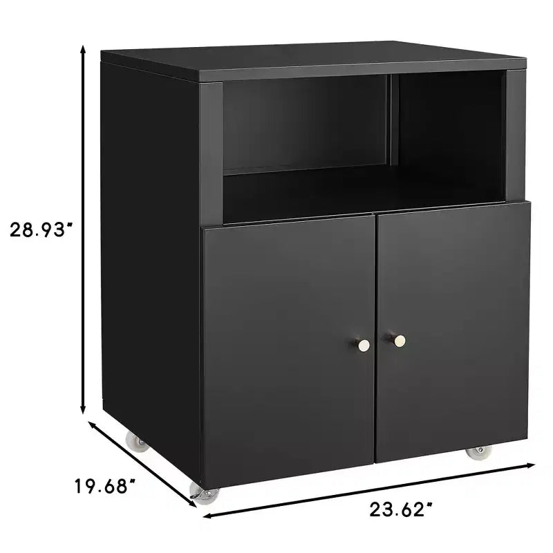 Mobile Armadio Metallico Nero/Bianco a 2 Ante – 1 Persona